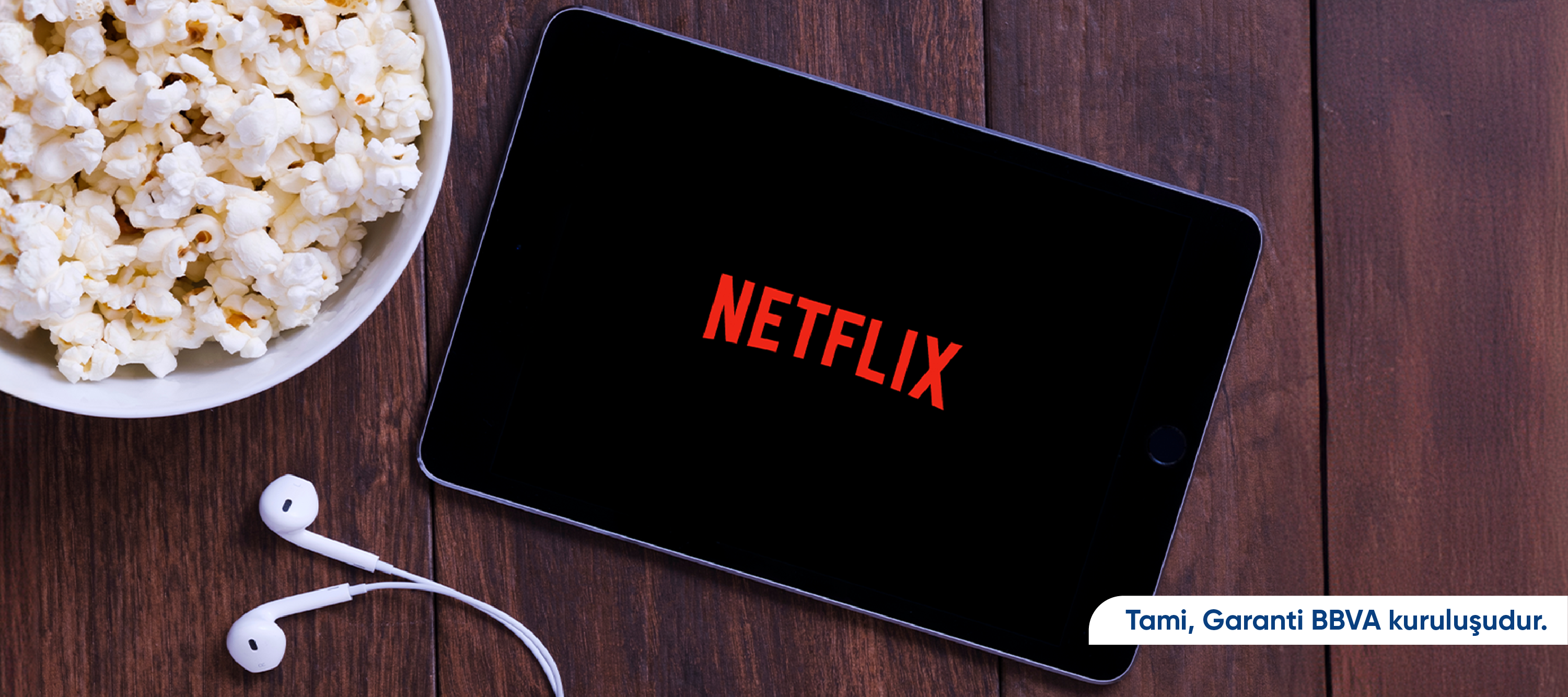 Netflix üyeliğini Tami kartınla tamamla, %50 oranında, toplamda 150 TL'ye varan nakit iade kazan!